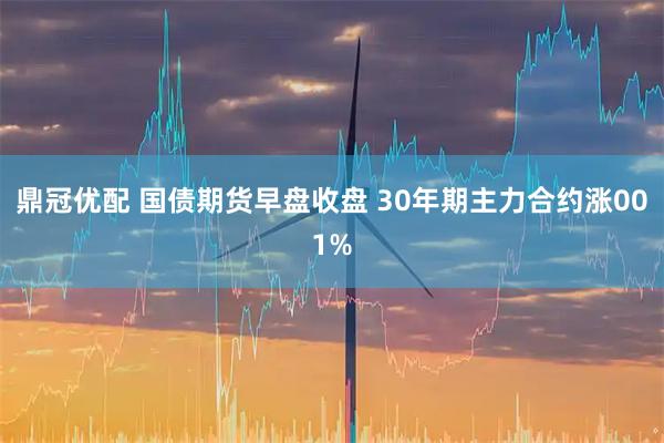 鼎冠优配 国债期货早盘收盘 30年期主力合约涨001%